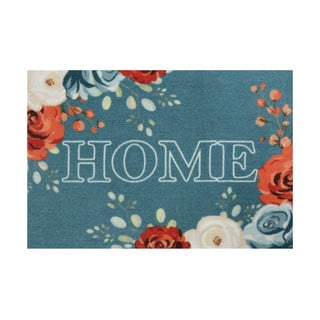Zils durvju paklājs Hanse Home Flower Home, 40 x 60 cm