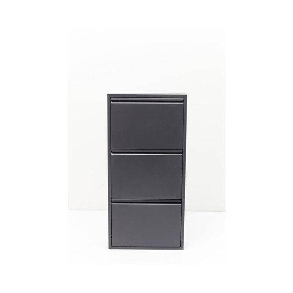 Antracīta melns metāla apavu statīvs Kare Design Caruso-image-1