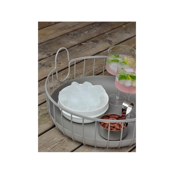 Stiepļu metāla uzglabāšanas grozs ø 38x18 cm Inu – Zone-image-3