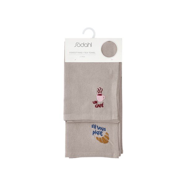 Kokvilnas trauku dvieļi (2 gab.) 50x70 cm Bistro – Södahl-image-2