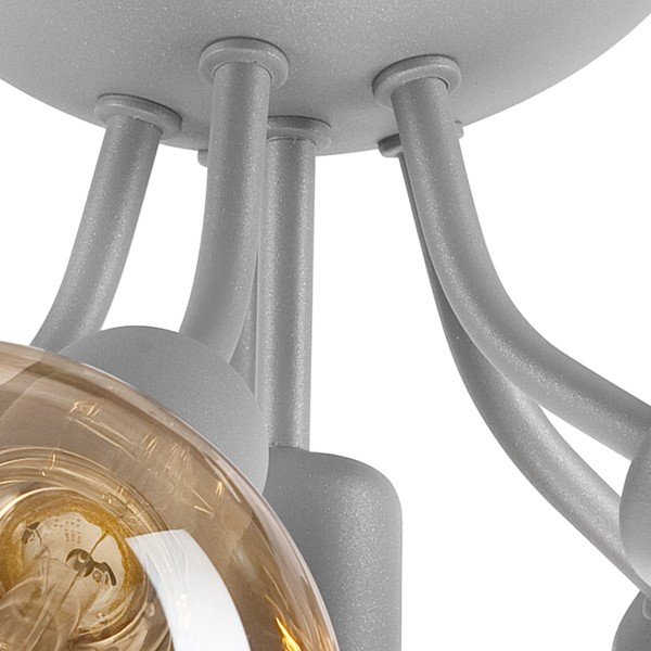 Pelēka griestu lampa Viggo – LAMKUR-image-4