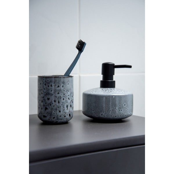 Pelēks keramikas trauks zobu birstēm Wenko Oviedo-image-1