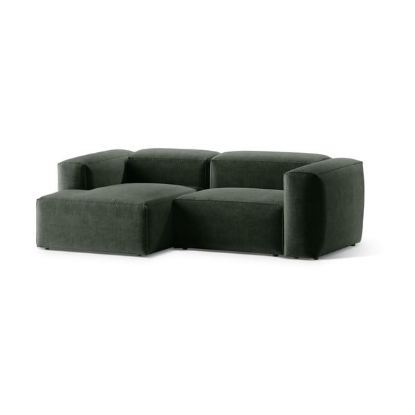 Zaļš stūra dīvāns (ar kreiso stūri/ar zvilni) Bergamo – Cosmopolitan Design-image-2