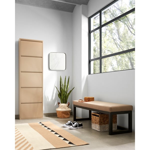 Pīta uzglabāšanas kaste divos toņos Kave Home Woody-image-3