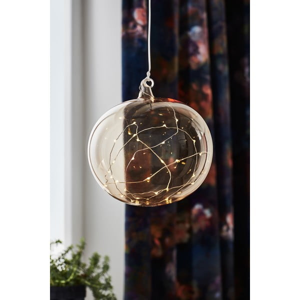 Oranžs piekarināms Ziemassvētku gaismas dekors ø 18 cm Lina – Markslöjd-image-1