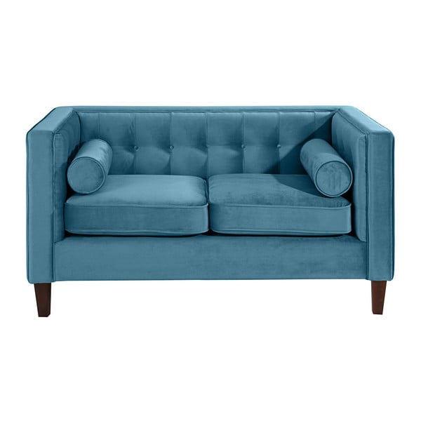 Benzīna zils dīvāns Max Winzer Jeronimo, 154 cm