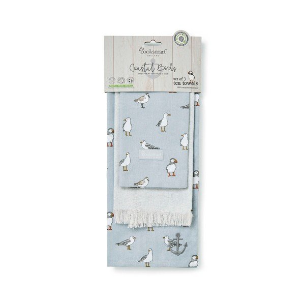Trauku dvieļi (3 gab.) 45x65 cm Costal Birds – Cooksmart ®