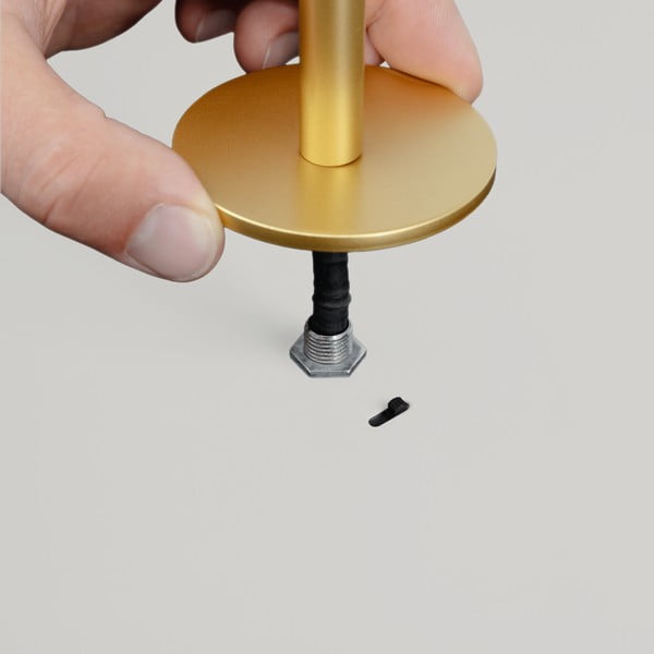 Gaiši pelēka metāla LED piekaramā lampa ar regulējamu spilgtumu un metāla abažūru ø 31 cm Asteria Plus – UMAGE-image-4