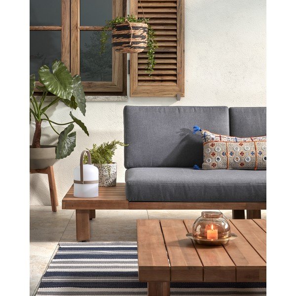 Balta āra lampa Kave Home Janvir, augstums 26,5 cm-image-4