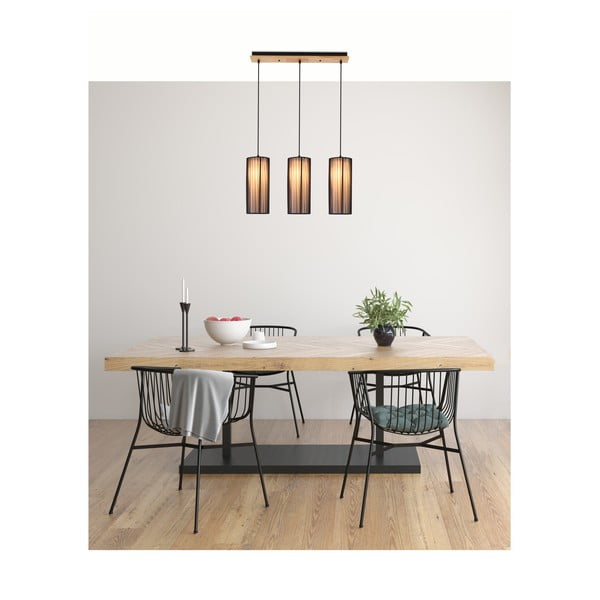 Piekaramā lampa ar auduma abažūru Kioto – Candellux Lighting-image-1