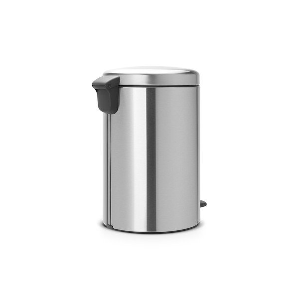Matētas sudraba krāsas tērauda atkritumu tvertne ar pedāli 20 l NewIcon – Brabantia-image-3