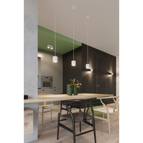 Balta sienas lampa ø 10 cm Roda – Sollux-image-4