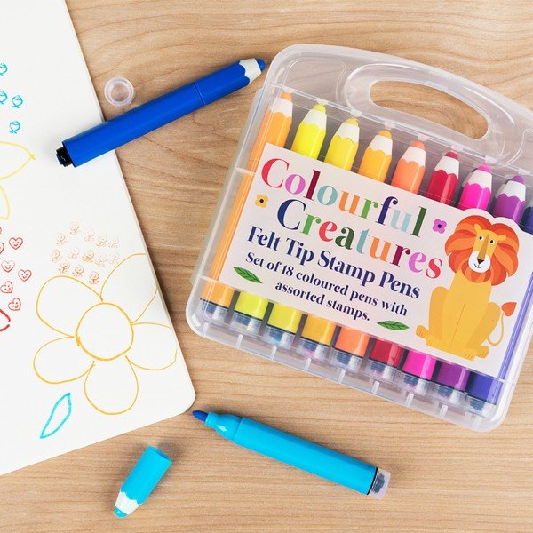 18 Rex London Colourful Creatures mini marķieru komplekts-image-1