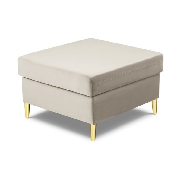 Bēšs samta kāju soliņš Kyoto – Cosmopolitan Design-image-2