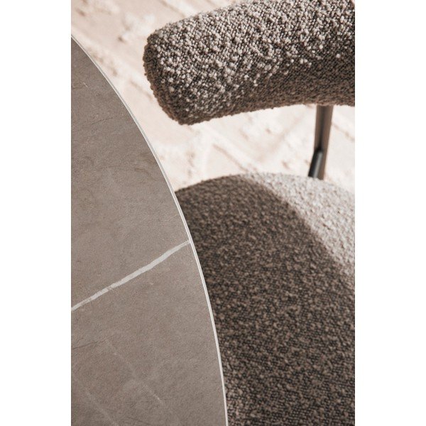 Apaļš ēdamgalds ar marmora imitācijas galda virsmu ø 120 cm Bamira – Yes Everyday-image-4