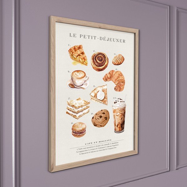 Glezna 30x40 cm Petit Dejeuner – Styler-image-3