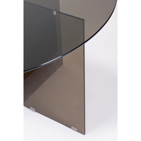 Stikla apaļš ēdamgalds ø 130 cm Iride – Bizzotto-image-2