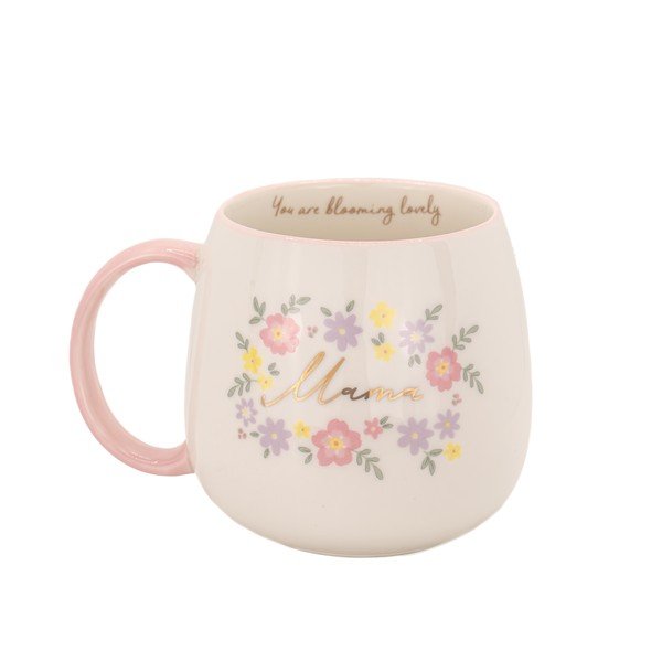 Gaiši rozā porcelāna krūze 450 ml Mama You Are Blooming – Sass & Belle