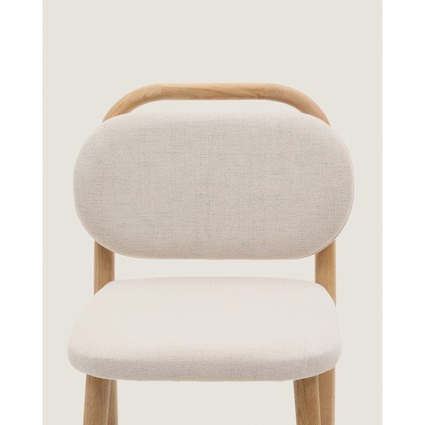 Bēšs bāra krēsls (sēdekļa augstums 66 cm) Helda – Kave Home-image-2