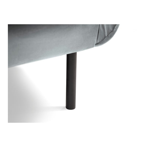 Gaiši pelēks samta atpūtas krēsls Cosmopolitan Design Vienna-image-4