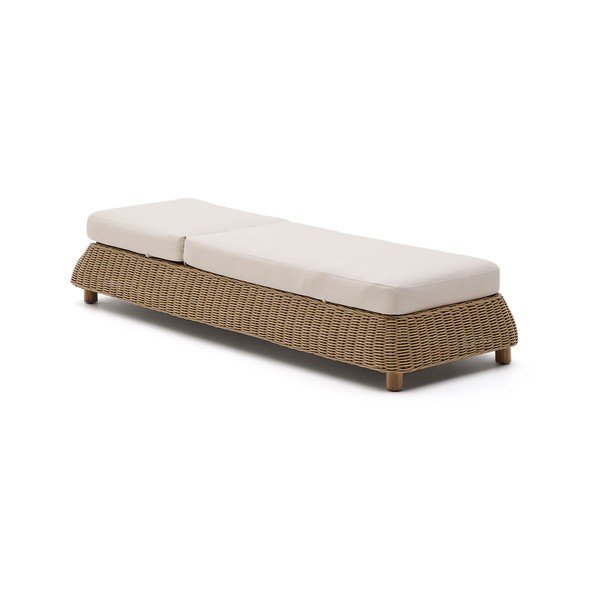 Ķieģeļu sarkans rotangpalmas regulējams dārza zvilnis Meria – Kave Home-image-4