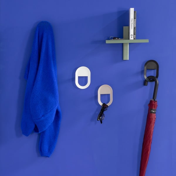 Dūmakaini zaļš metāla sienas plaukts 28 cm Hola – Spinder Design-image-4