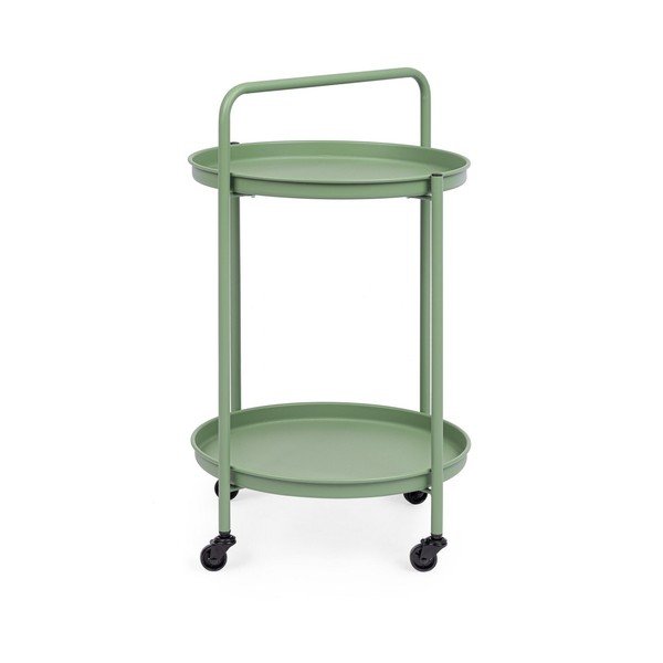 Tērauda servēšanas galdiņš uz riteņiem ø 44,5 cm Austin – Yes Everyday-image-1