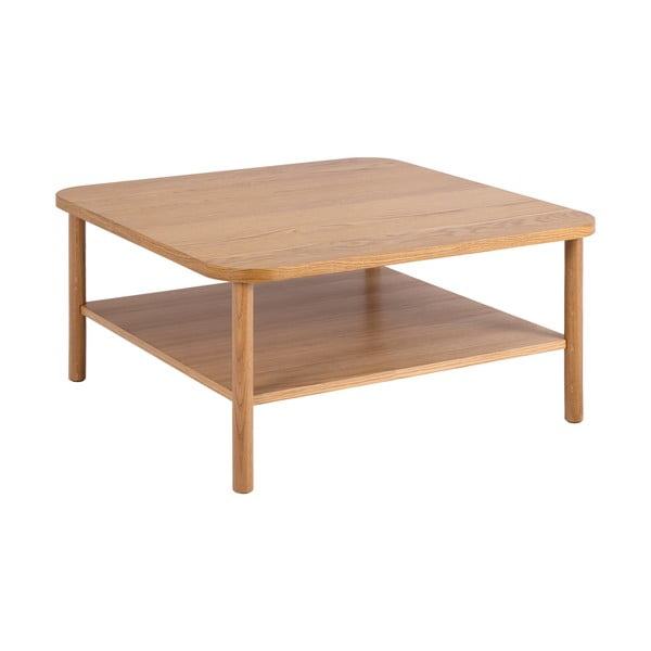 Dabīga toņa žurnālgaldiņš ar ozolkoka imitāciju 90x90 cm Banbury – Actona-image-4