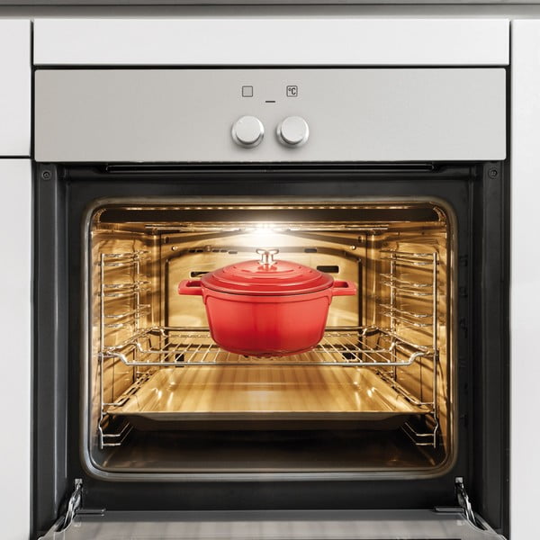 Katls ar nelipošu virsmu un vāku indukcijas plītij 2,7 l Bordeaux – Tescoma-image-1