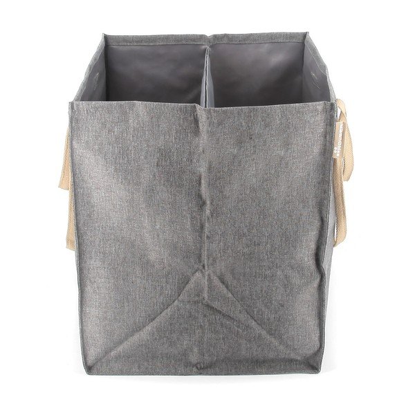 Pelēks tekstila veļas grozs 71 l Laundry Hub Tweed duplo – Rolser-image-3
