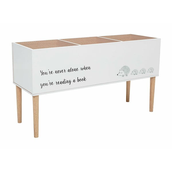 Balts bērnu grāmatu plaukts 90x50 cm Salam – Bloomingville Mini-image-3