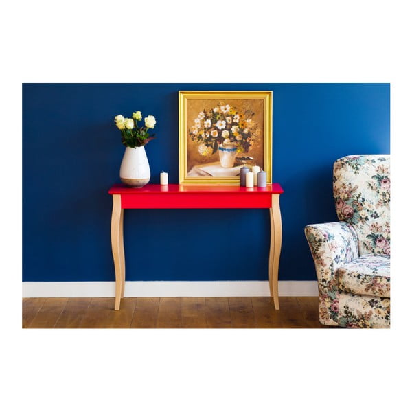 Gaiši pelēks sānu galdiņš Ragaba Console, garums 85 cm-image-3