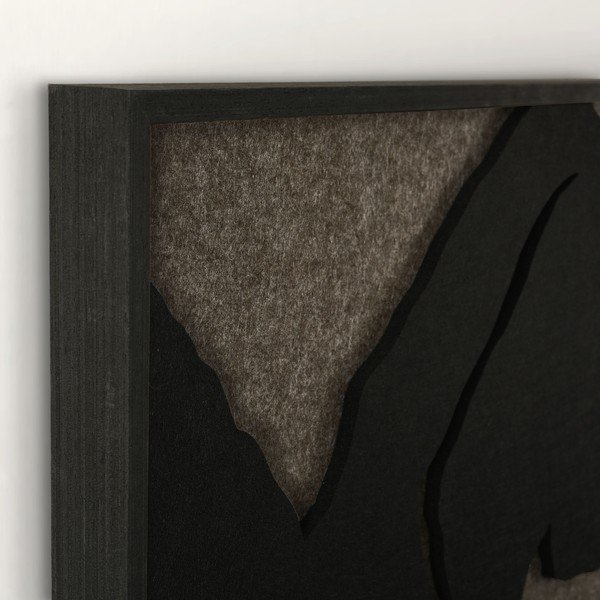 3D glezna ar rāmi/skaņas absorbējoša 90x120 cm Silent Shadows 1 – Malerifabrikken-image-2