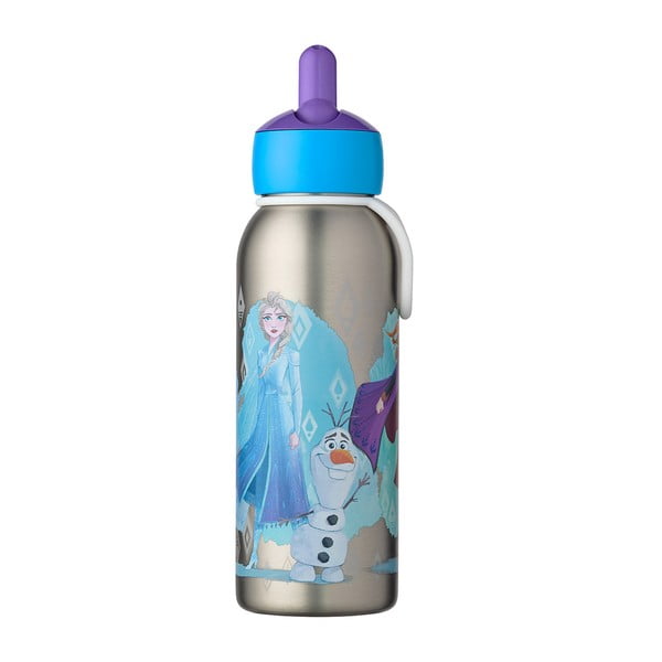 Sudraba krāsas nerūsējošā tērauda pudele bērniem 350 ml Frozen 2 – Mepal-image-2