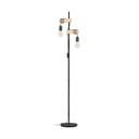 Melna/dabīga toņa LED stāvlampa (augstums 166,5 cm) TOWNSHEND – EGLO