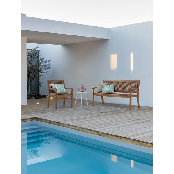 Dabīga toņa masīvkoka dārza sols Noemi – Bizzotto-image-1