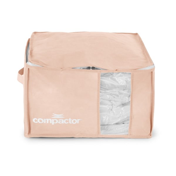 Vakuuma plastmasas drēbju uzglabāšanas kaste 42x40x25 cm Pink Edition – Compactor-image-3