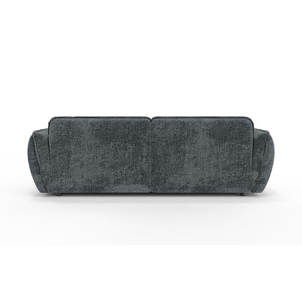 Tumši pelēks stūra dīvāns no šenila auduma (ar labo stūri/ar zvilni) Nelia – Ropez-image-4