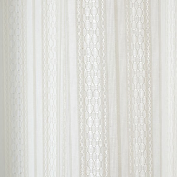 Balts kokvilnas dienas aizkars 140x122 cm Zofia Broderie Anglaise – Pineapple Elephant-image-2