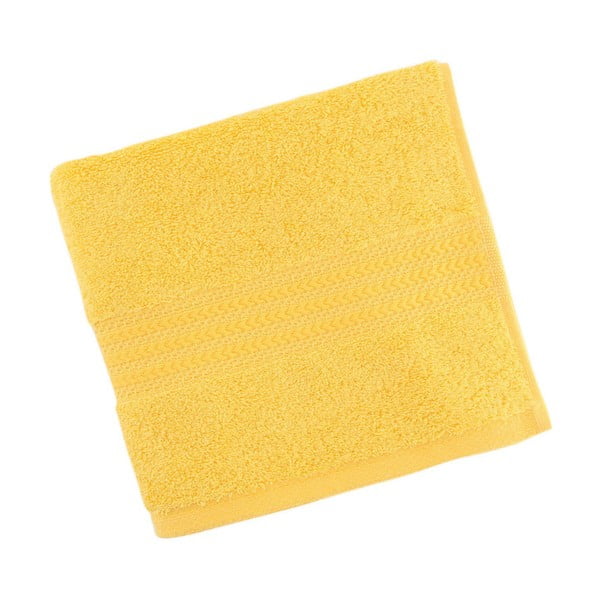 Dzeltens tīras kokvilnas dvielis Foutastic, 50 x 90 cm-image-2