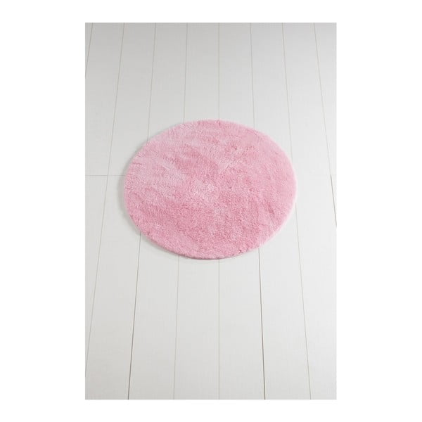 Rozā vannas paklājs Colors of Cap, ⌀ 90 cm