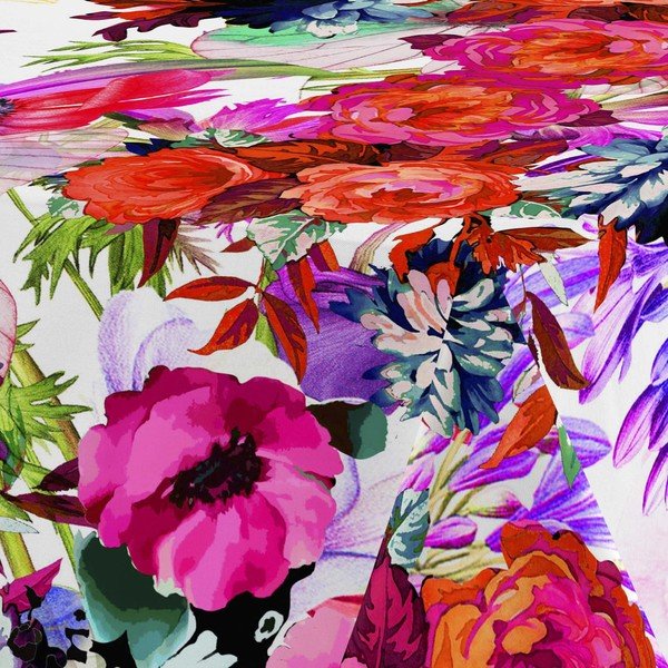 Kokvilnas galdauts Happy Friday Basic Flowery, 250 x 150 cm-image-1