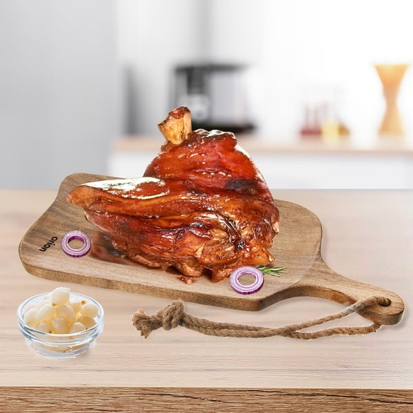 Koka griešanas dēlis griešanai 20x46,5 cm Mango – Orion-image-4