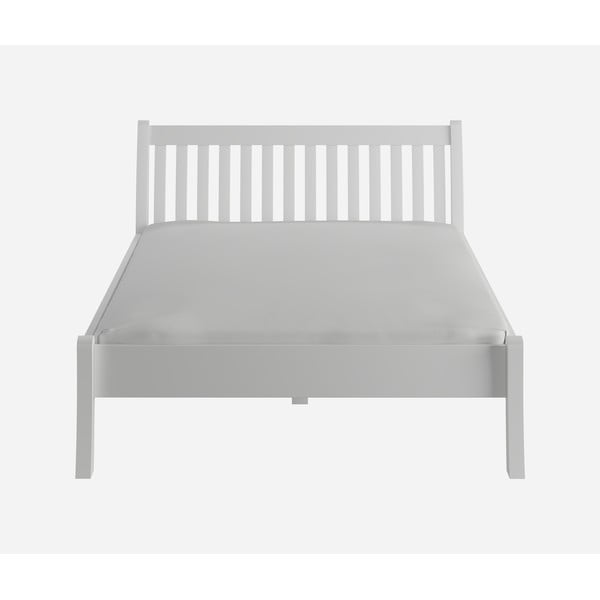 Balta priedes masīvkoka divvietīga gulta 180x200 cm Tonja – Olivia Living-image-2