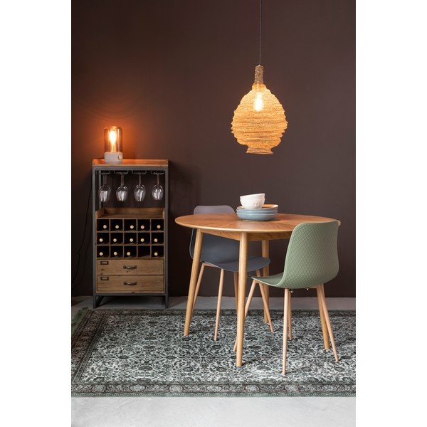 Zelta krāsas griestu lampa White Label Lena, ø 37 cm-image-1