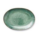 Zaļš/melns servēšanas akmensmasas šķīvis Gastro Green/Black – Bitz