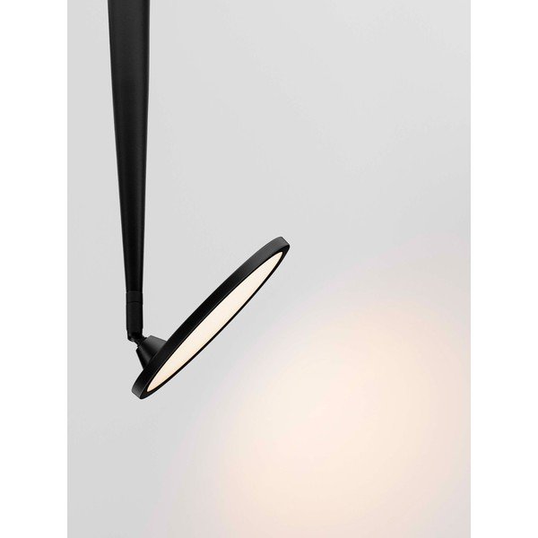 Matēti melna alumīnija LED griestu lampa ar saliekamu konstrukciju Ekei – Nova Luce-image-2