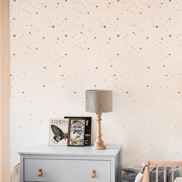 Bērnu tapetes 50x280 cm Simple Stars – Dekornik-image-1
