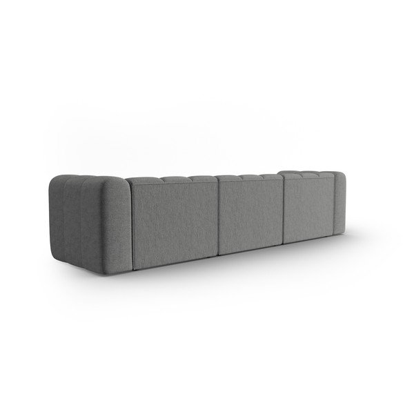 Pelēks dīvāns 318 cm Lupine – Micadoni Home-image-4