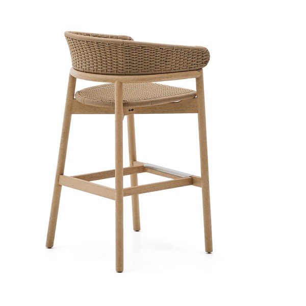 Dabīga toņa masīvkoka dārza bāra krēsls Arinella – Kave Home-image-4